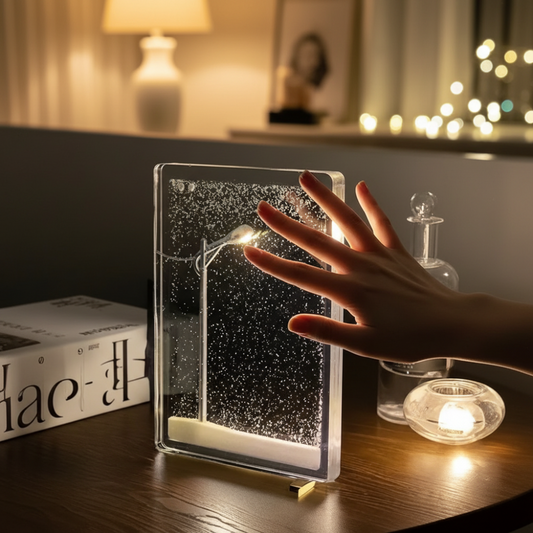 Snowfall Lamp – Magical Winter Light Effect & Decorative Design