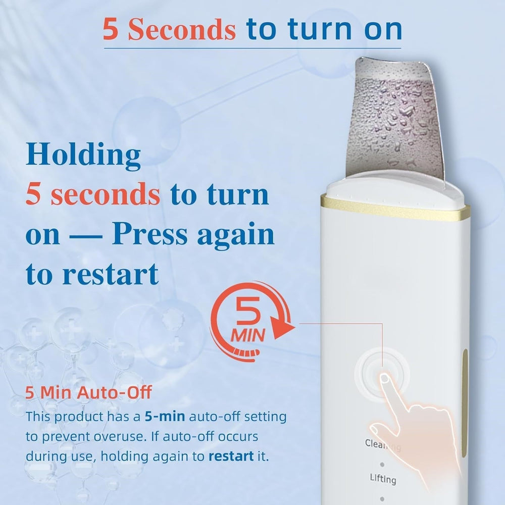 Professional Deep Cleansing Skin Scrubber - Exfoliating Facial Tool for Clear, Radiant Skin