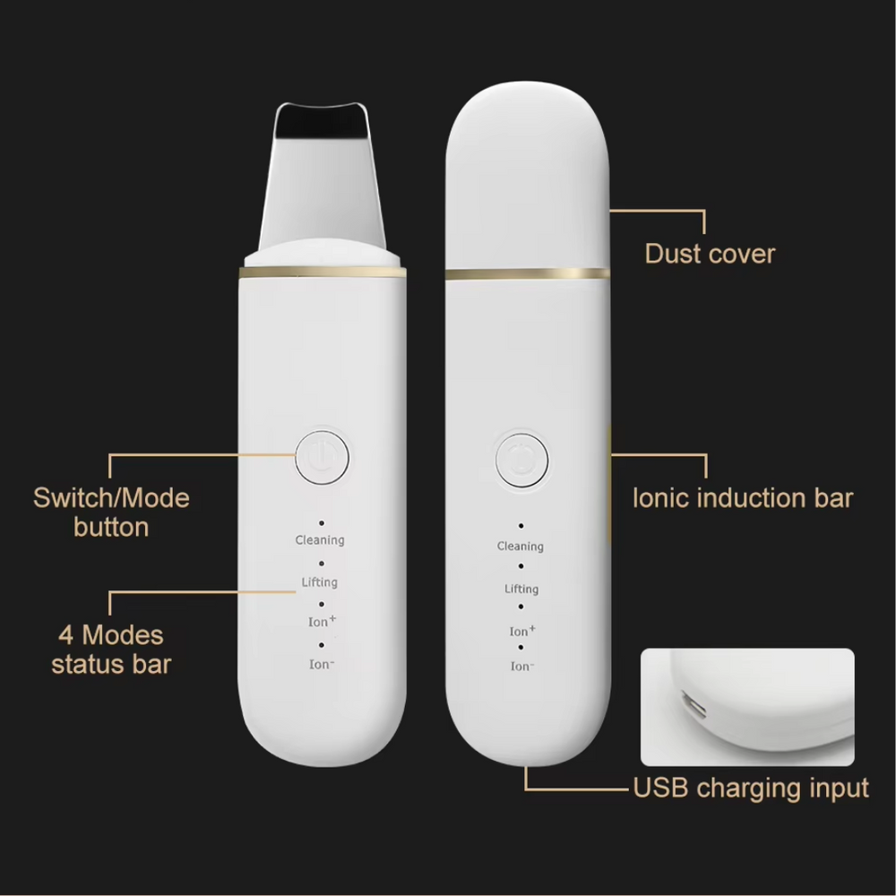 Professional Deep Cleansing Skin Scrubber - Exfoliating Facial Tool for Clear, Radiant Skin