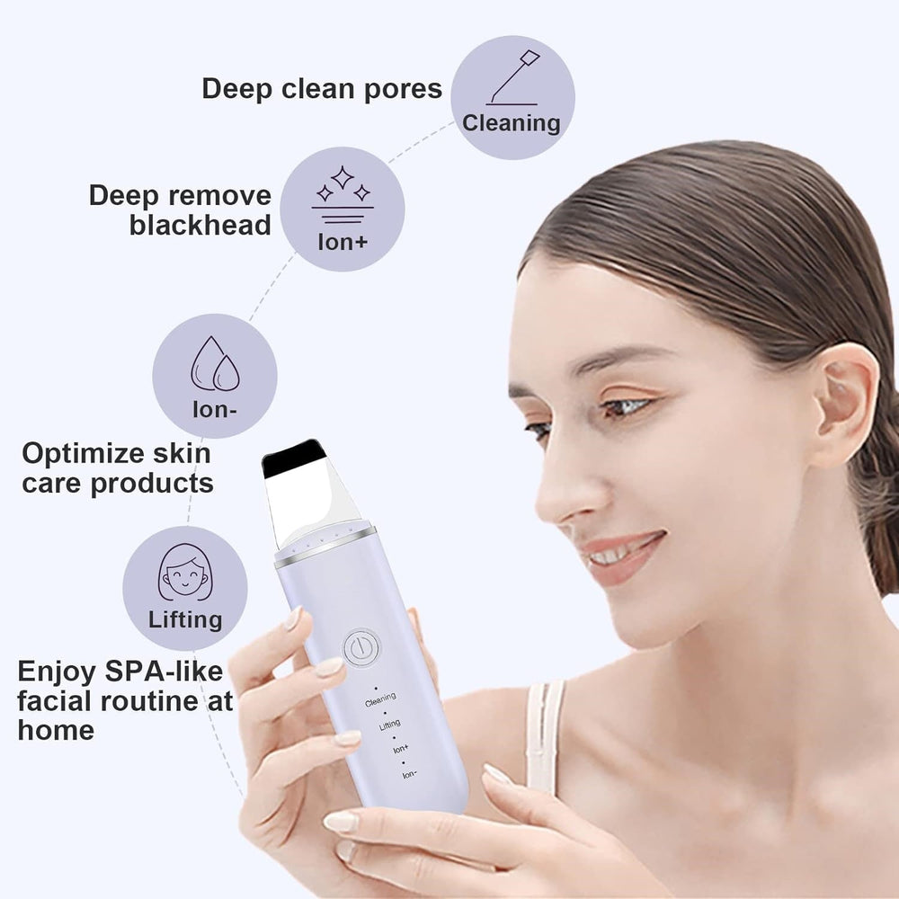 Professional Deep Cleansing Skin Scrubber - Exfoliating Facial Tool for Clear, Radiant Skin