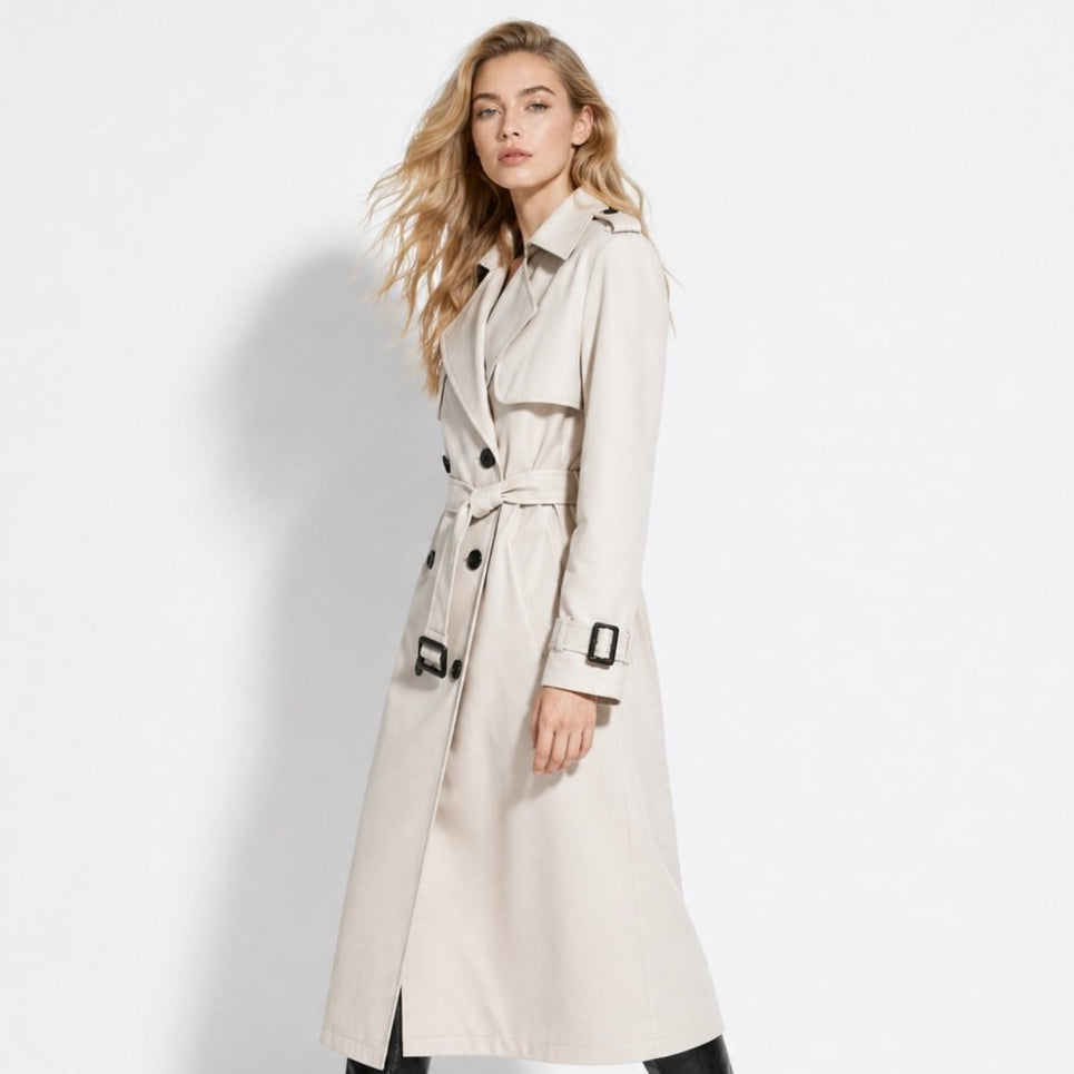Women's oversized trench coat, view 4