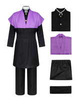 Men’s Purple and Black Warrior Costume Set