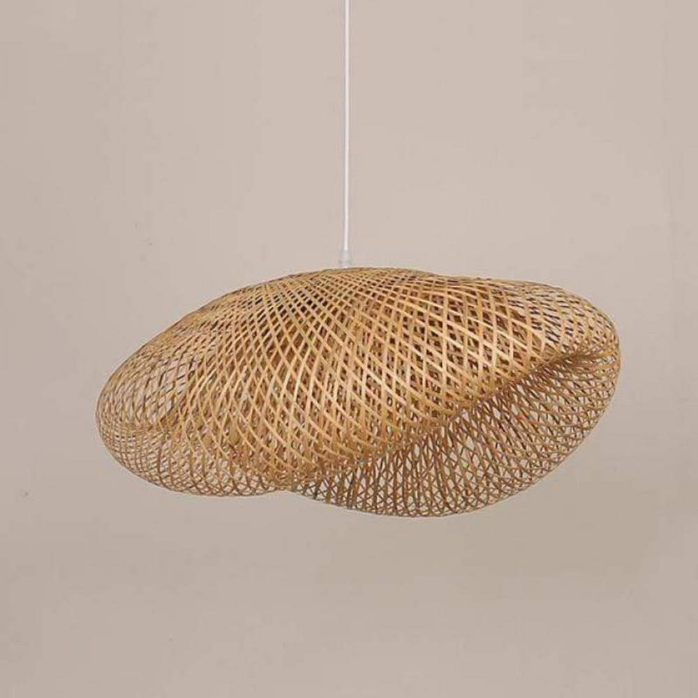 EcoSphere Bamboo Ball LED Pendant Lamp - Stylish & Sustainable Lighting Solution