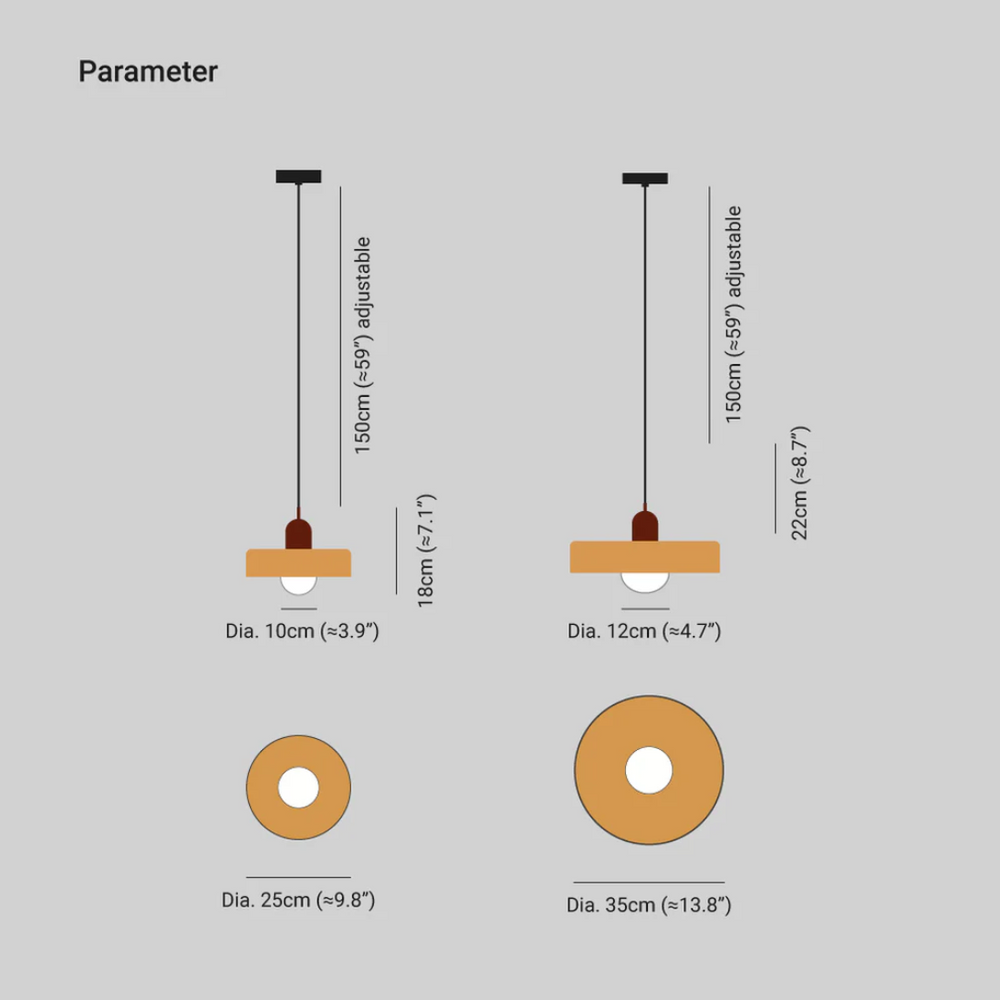 GloboLuxe Modern Design LED Pendant Lamp - Stylish Lighting Fixture for Home & Office Decor