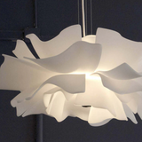 Elegant White Metal Flower Pendant Lamp - Sophia Design Lighting Fixture