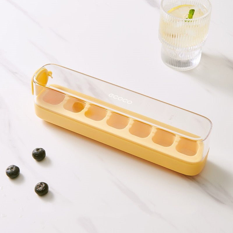 Ice Cube Tray with Push Mechanism