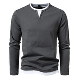 Enhanced Product Title: "JACOB Long Sleeve Henley Shirt for Men - Stylish & Comfortable Casual Wear" 

This title includes relevant keywords while providing more detail about the product, which can help improve visibility and appeal in Google Shopping.