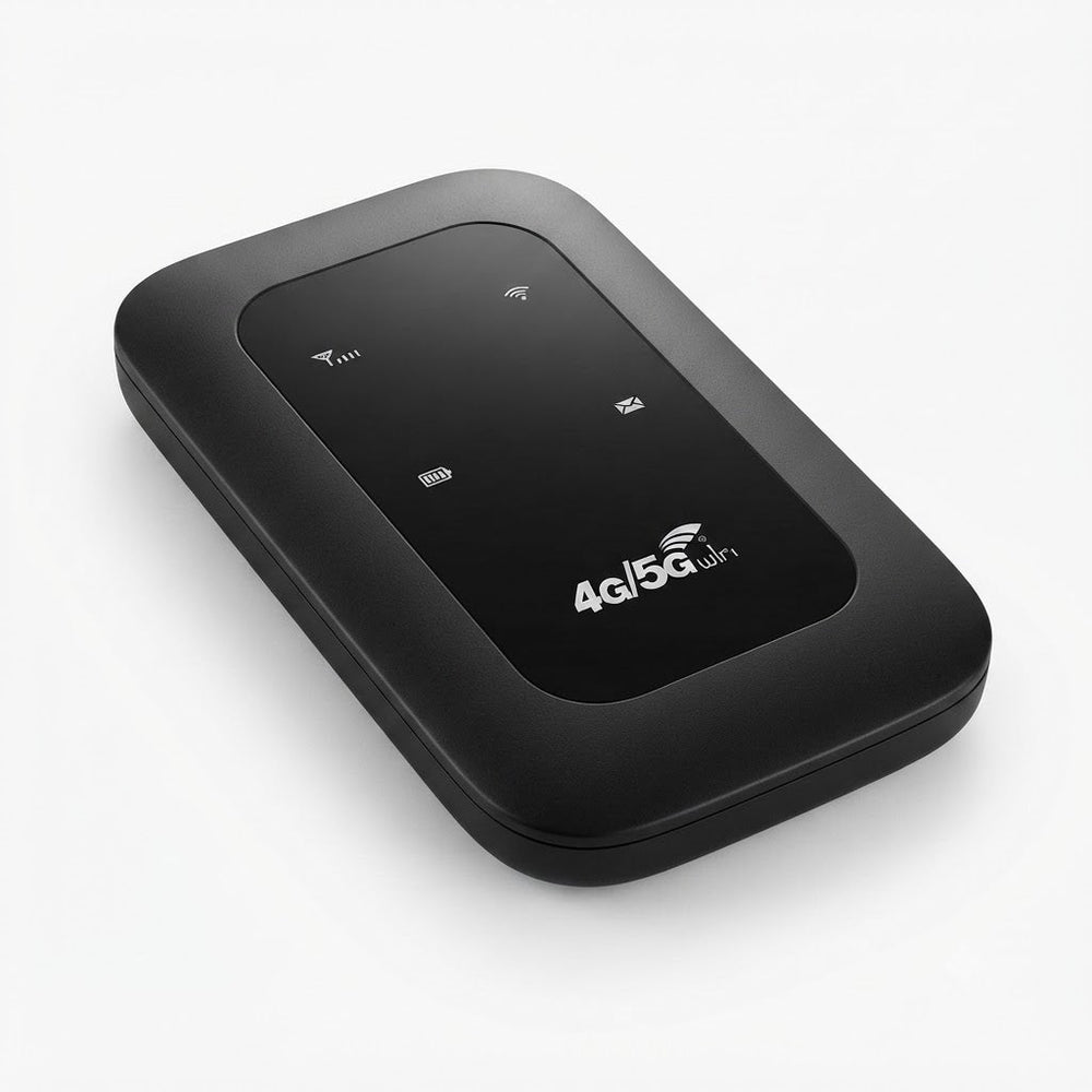 Mobile 4G/5G Wi-Fi Hotspot – Portable Router, 10-Device Support & SIM Slot