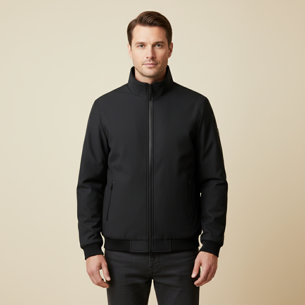Men's padded coat, view 2