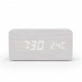 Digital Alarm Clock Modern Design Multi Function Display