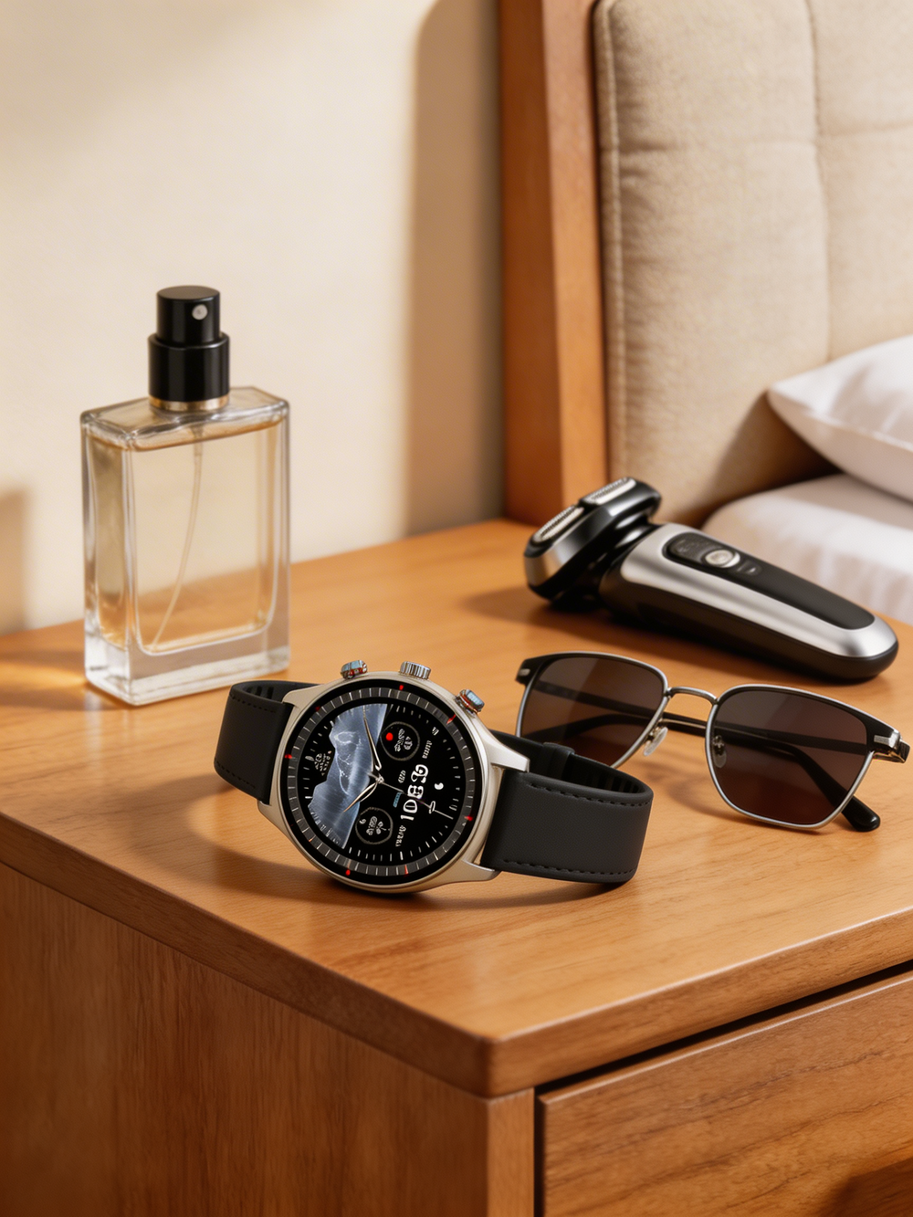 Advanced Digital Smartwatch with Fitness Tracking, Heart Rate Monitor, and Bluetooth Connectivity