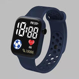 Waterproof Digital Sports Watch for Kids - Durable Silicone Strap, Backlit Dial & Stopwatch Function