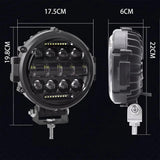 BowLift 7 Inch LED Driving Light for Car & 4x4