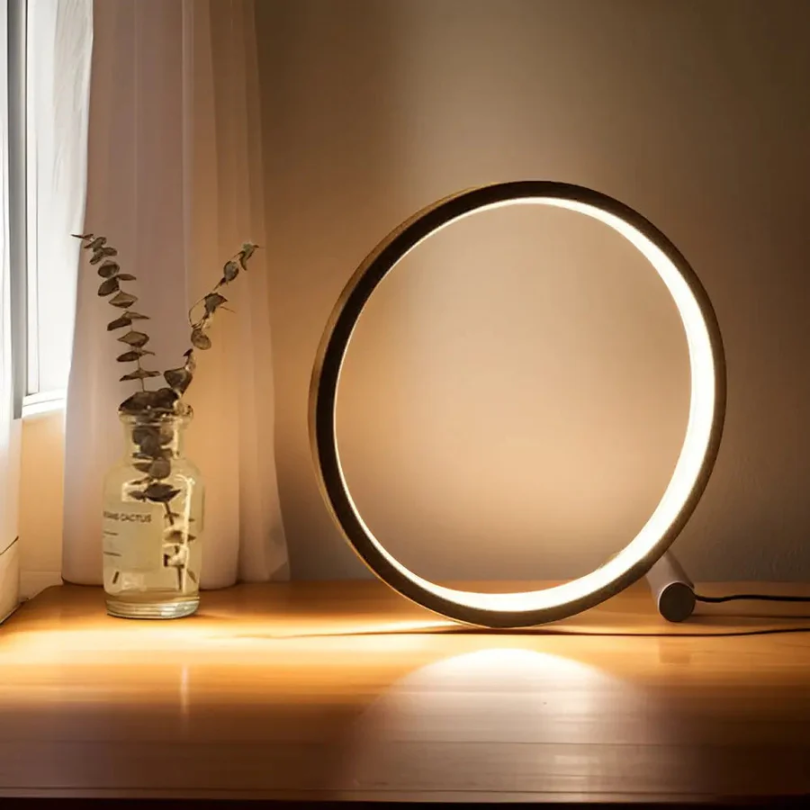 LumaCircle Dimmable LED Night Light - Adjustable Brightness, Energy-Efficient, Soft Glow for Bedroom & Nursery