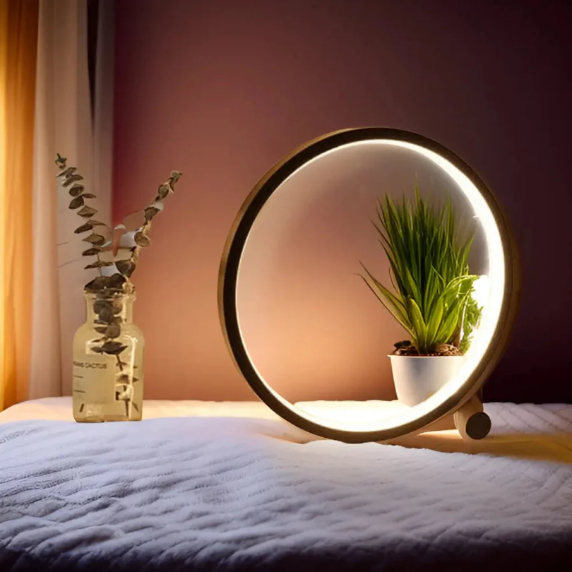 LumaCircle Dimmable LED Night Light - Adjustable Brightness, Energy-Efficient, Soft Glow for Bedroom & Nursery