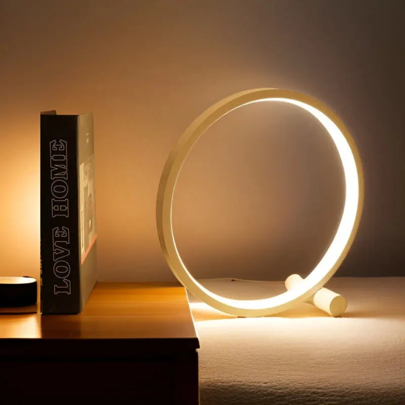 LumaCircle Dimmable LED Night Light - Adjustable Brightness, Energy-Efficient, Soft Glow for Bedroom & Nursery