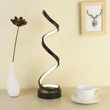 LumaSpiral Dimmable Modern Spiral Table Lamp - Stylish & Adjustable Lighting for Home Decor