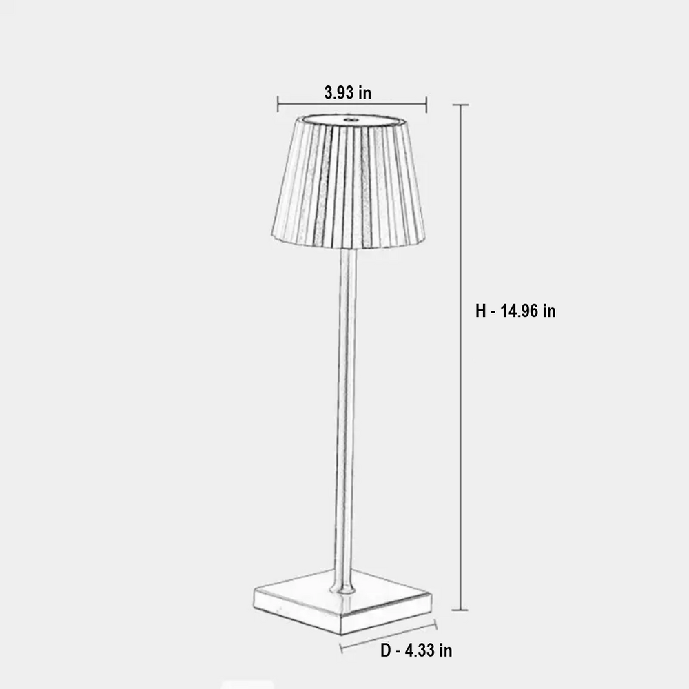 ArloGlow Dimmable Touch Table Lamp - Adjustable Brightness & Modern Design for Home & Office