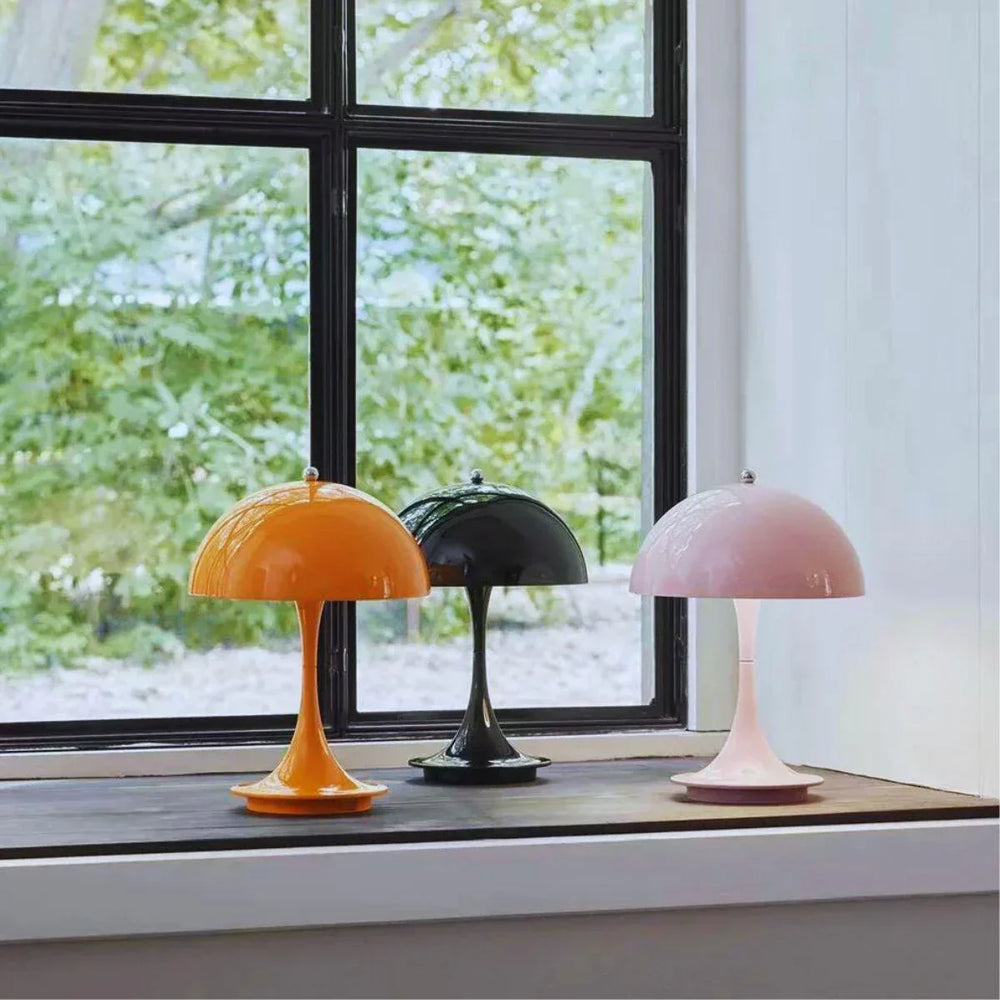 BloomGlow Dimmable Wireless Flower Button Lamp - Adjustable Brightness & Elegant Design