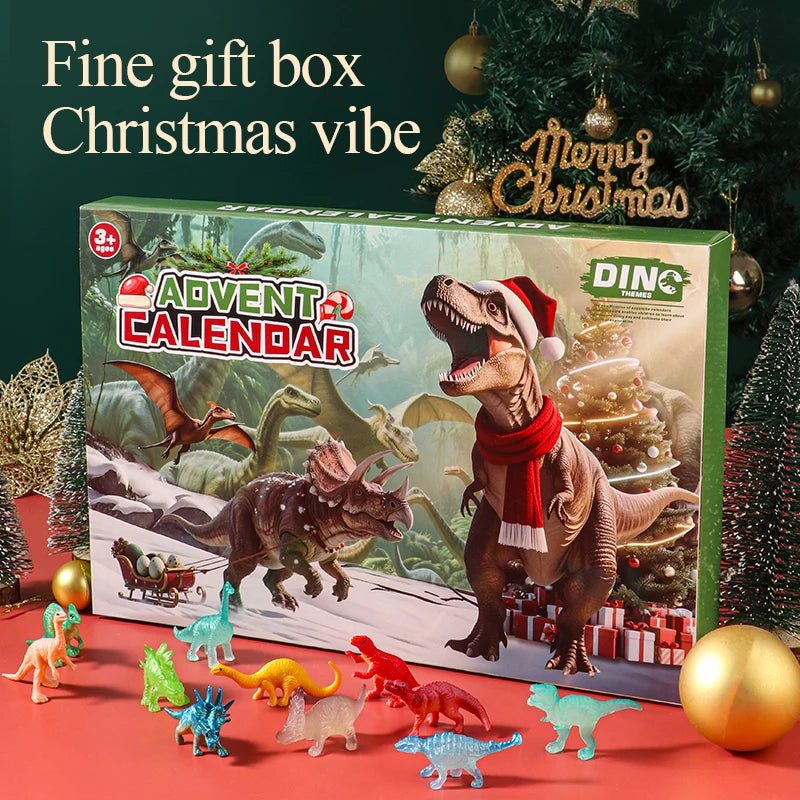DINOQUEST 2025 Christmas Countdown Calendar - 24 Dino Toy Surprises for Kids