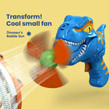 Dinosaur Bubble Gun - Fun & Colorful Bubble Blowing Toy for Kids - Perfect Outdoor Playtime Activity