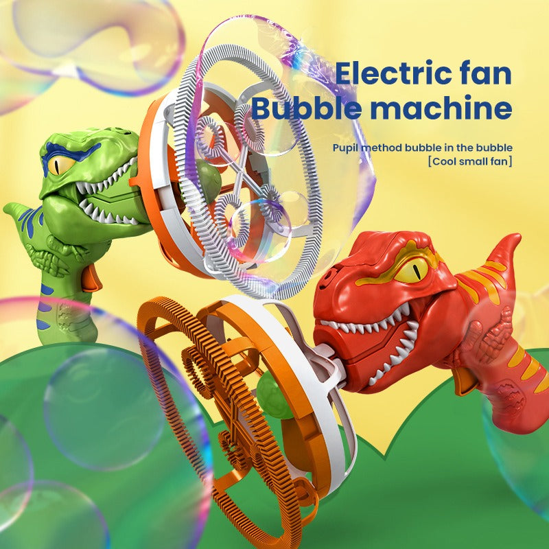 Dinosaur Bubble Gun - Fun & Colorful Bubble Blowing Toy for Kids - Perfect Outdoor Playtime Activity