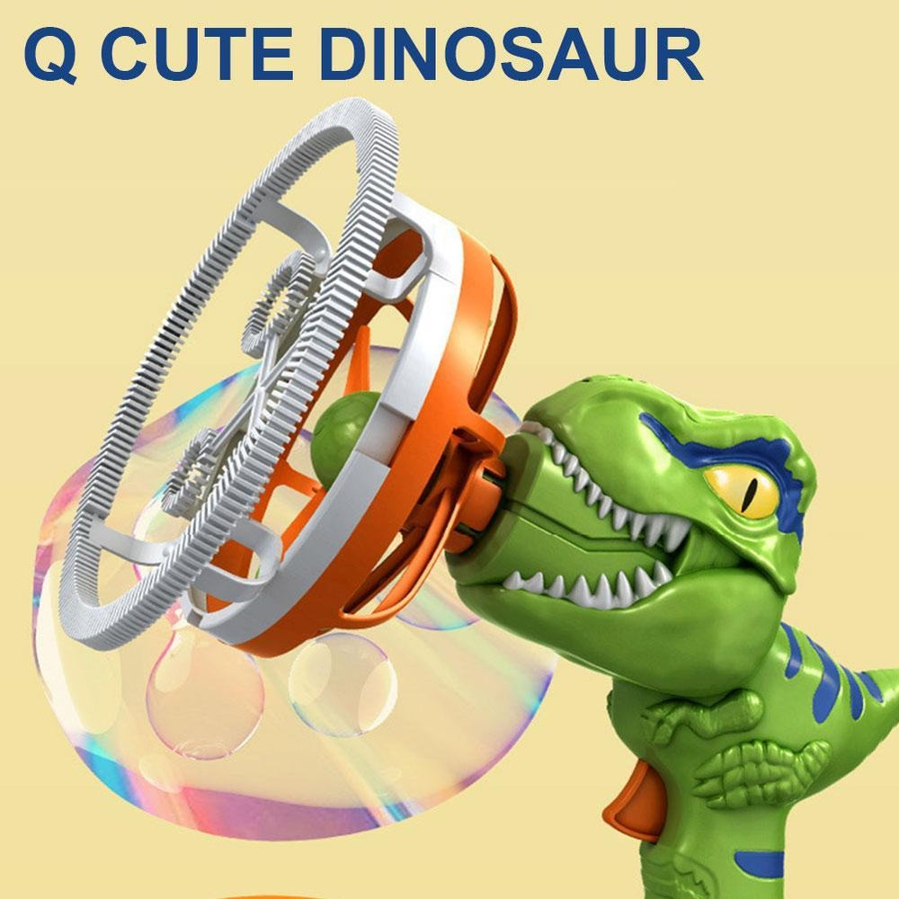Dinosaur Bubble Gun - Fun & Colorful Bubble Blowing Toy for Kids - Perfect Outdoor Playtime Activity