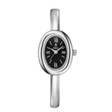 Elegant Oval Bangle Watch - Modern Classic Design for Timeless Style