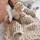 DIY Chunky XL 1000g Wool Yarn for Cozy Blankets - LuxeWool Premium Quality