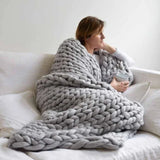 DIY Chunky XL 1000g Wool Yarn for Cozy Blankets - LuxeWool Premium Quality