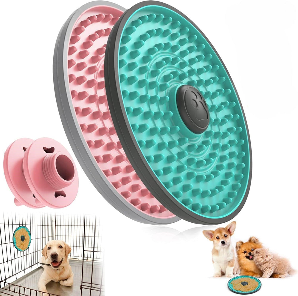 Dog Lick Mat - Anxiety Relief Feeding Bowl for Stress Reduction & Enrichment