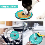 Dog Lick Mat - Anxiety Relief Feeding Bowl for Stress Reduction & Enrichment