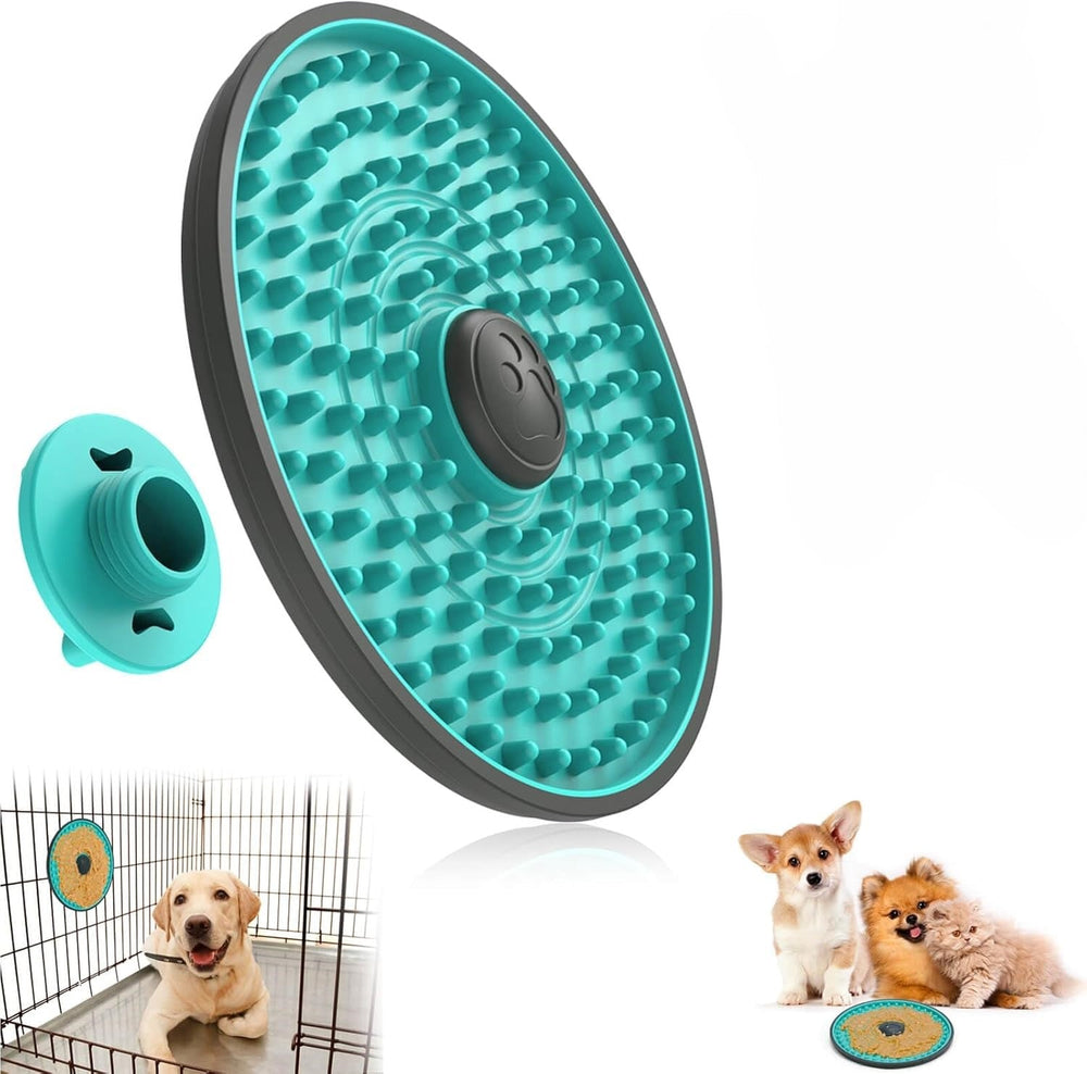 Dog Lick Mat - Anxiety Relief Feeding Bowl for Stress Reduction & Enrichment