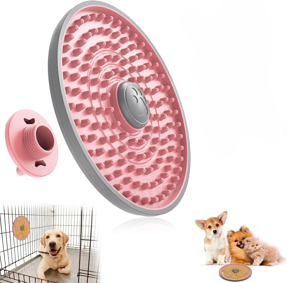 Dog Lick Mat - Anxiety Relief Feeding Bowl for Stress Reduction & Enrichment