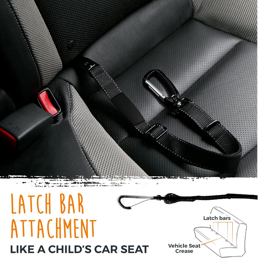 Adjustable Dog Seatbelt - Quick & Secure Pet Safety Harness for Car Travel