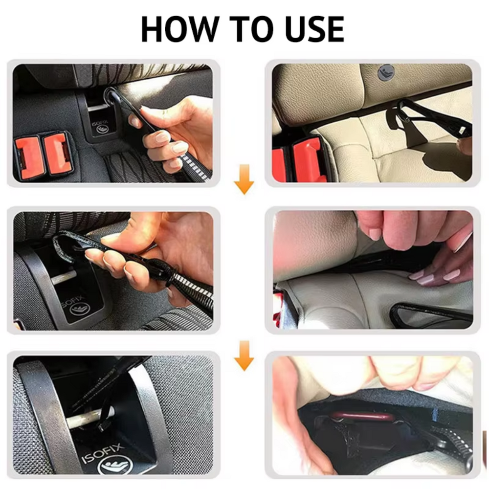 Adjustable Dog Seatbelt - Quick & Secure Pet Safety Harness for Car Travel