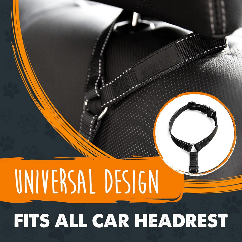 Adjustable Dog Seatbelt - Quick & Secure Pet Safety Harness for Car Travel