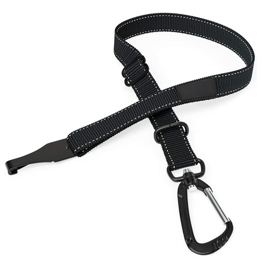 Adjustable Dog Seatbelt - Quick & Secure Pet Safety Harness for Car Travel