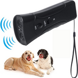 Ultrasonic Dog Bark Trainer – 15 m Range, 20-23 kHz & LED Light