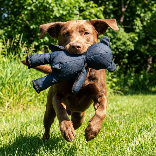 Dog Chew Toy – Bear Design, Durable Plush & Interactive Play