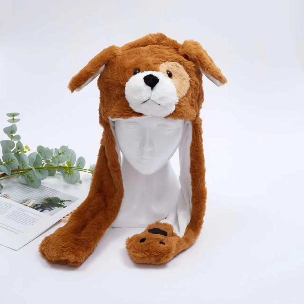 BunnyBounce Hat - Dark Brown Dog