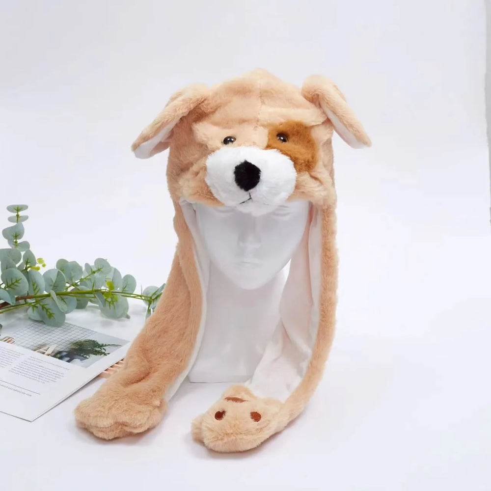 BunnyBounce Hat - Light Brown Dog