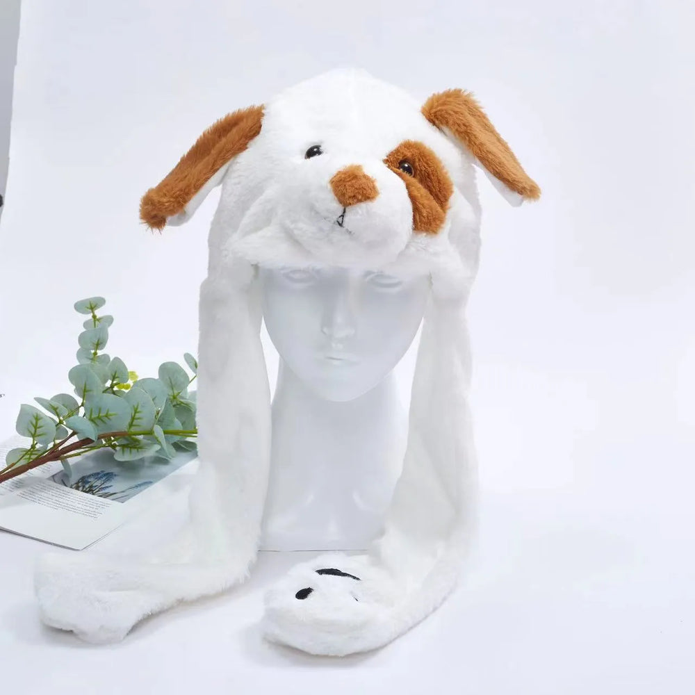 BunnyBounce Hat - White Dog