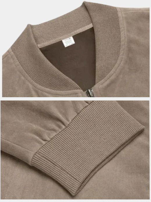 Men's longline bomber jacket, view 4