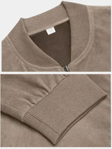 Men's longline bomber jacket, view 4