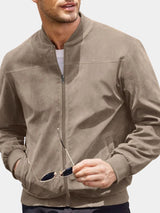 Men's longline bomber jacket, view 5