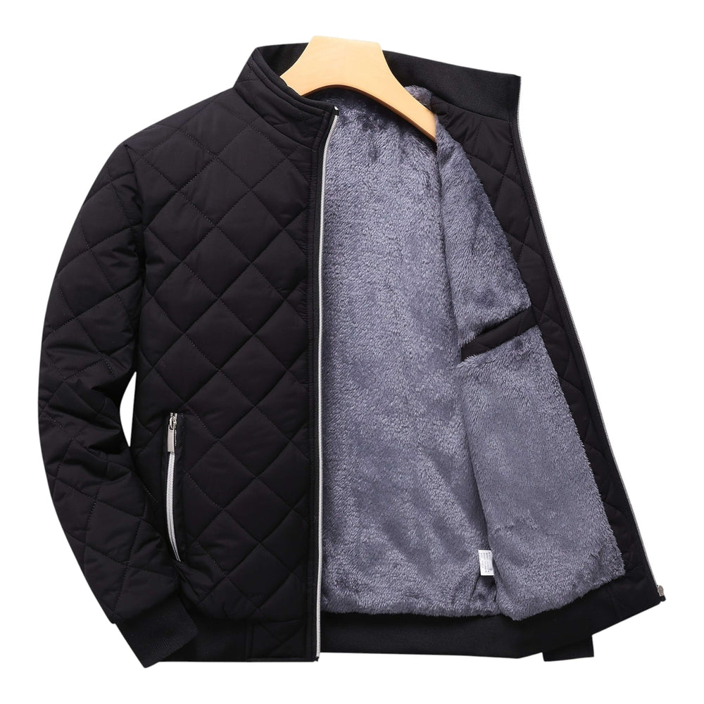 Men's quilted puffer jacket, view 1