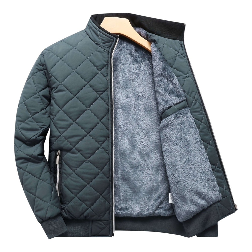 Men's quilted puffer jacket, view 3