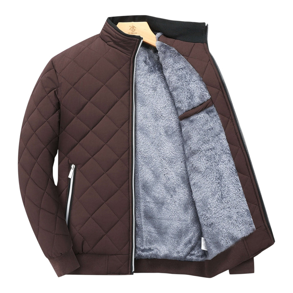Men's quilted puffer jacket, view 4