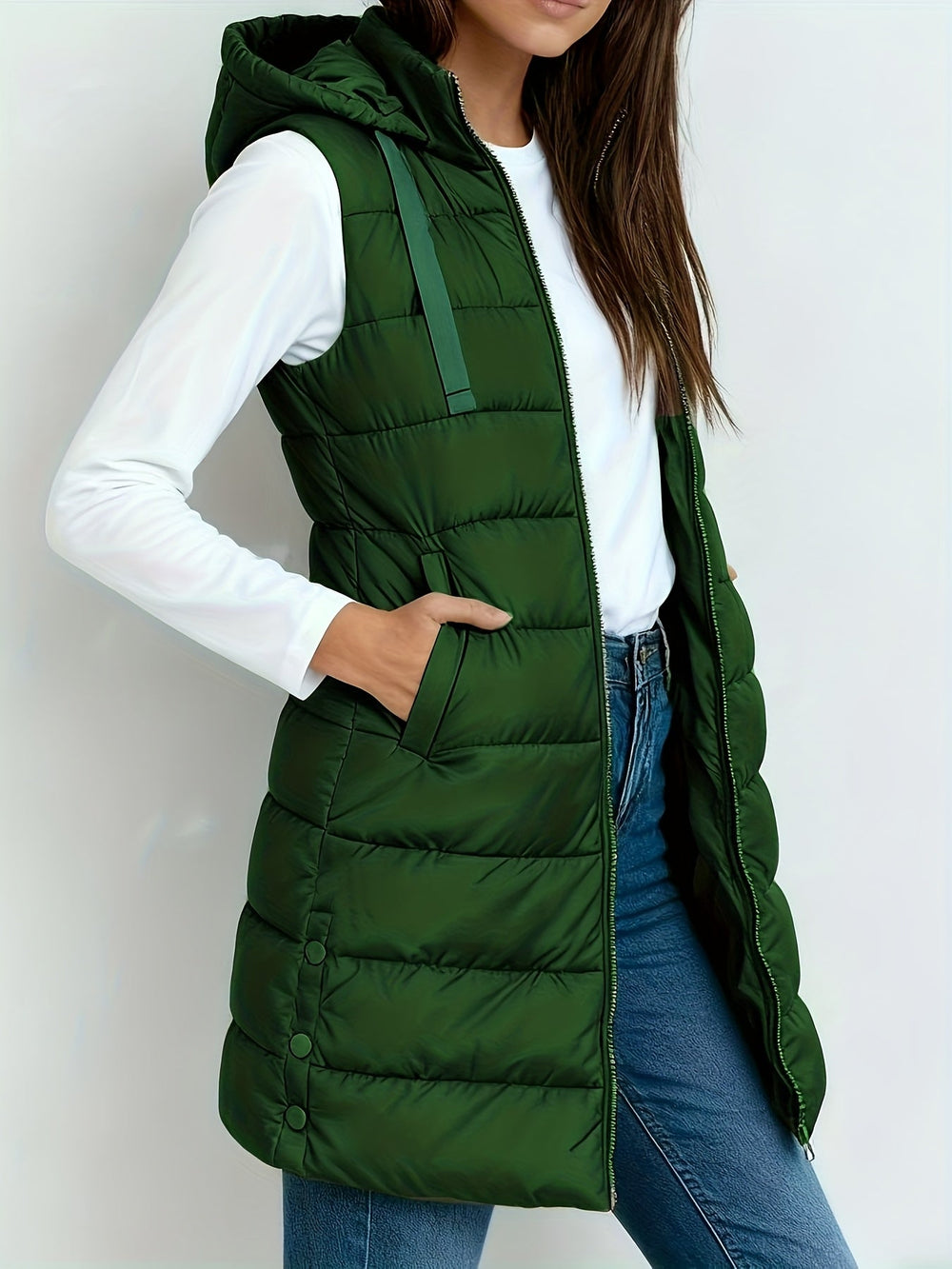 Women's hooded coat, view 5